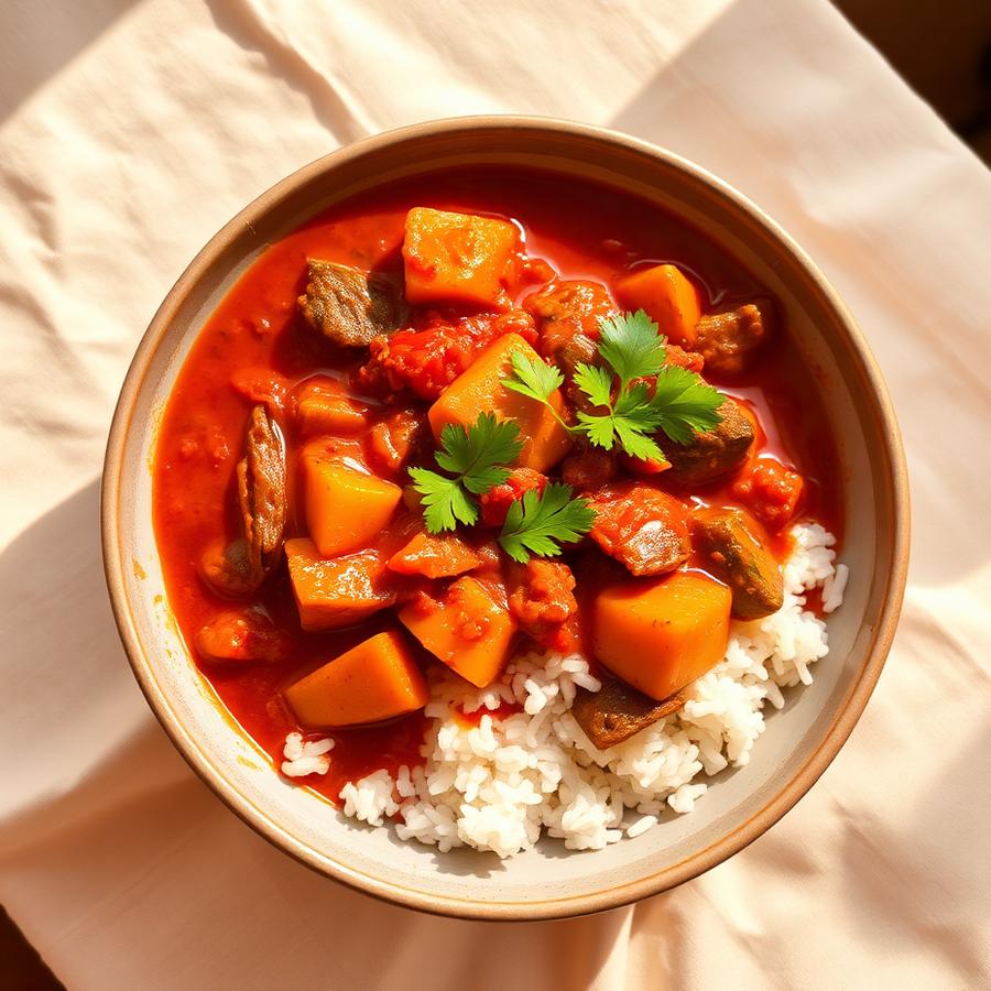 Slow-simmered garden curry